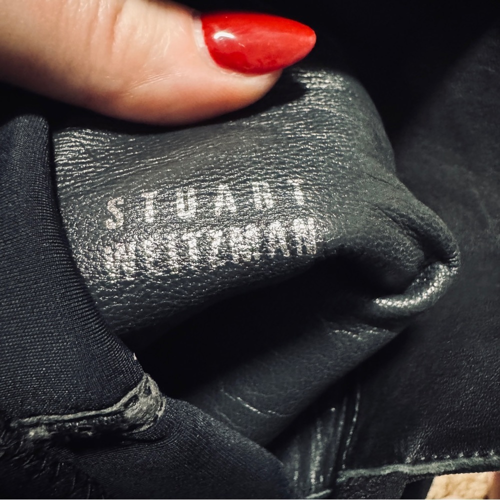 Stuart Weitzman 5050 Boot Black Leather size 5 - Picture 7 of 8